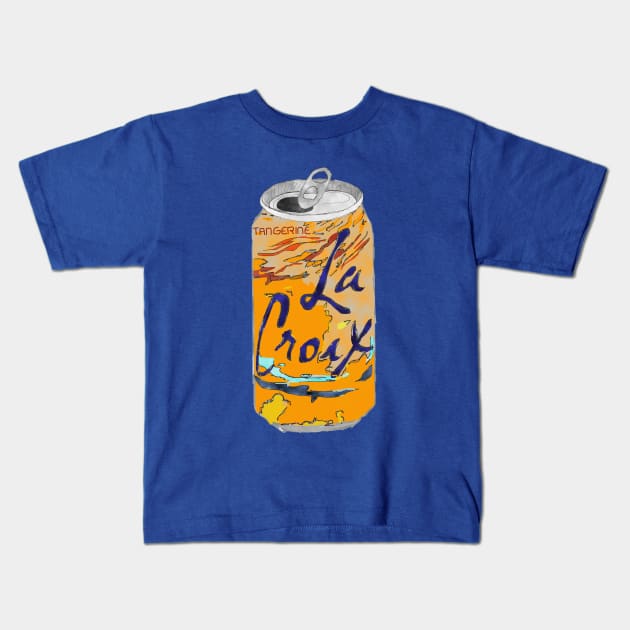 Tangerine La Croix Kids T-Shirt by jeremiahm08